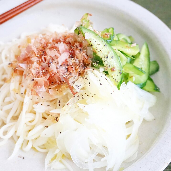 【暑い夏にぴったり】レモンつゆのさっぱり麺